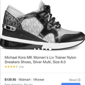 Michael Kors Liv trainer sneakers (white)